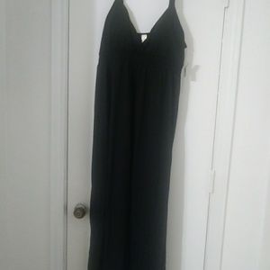 Black maxi dress